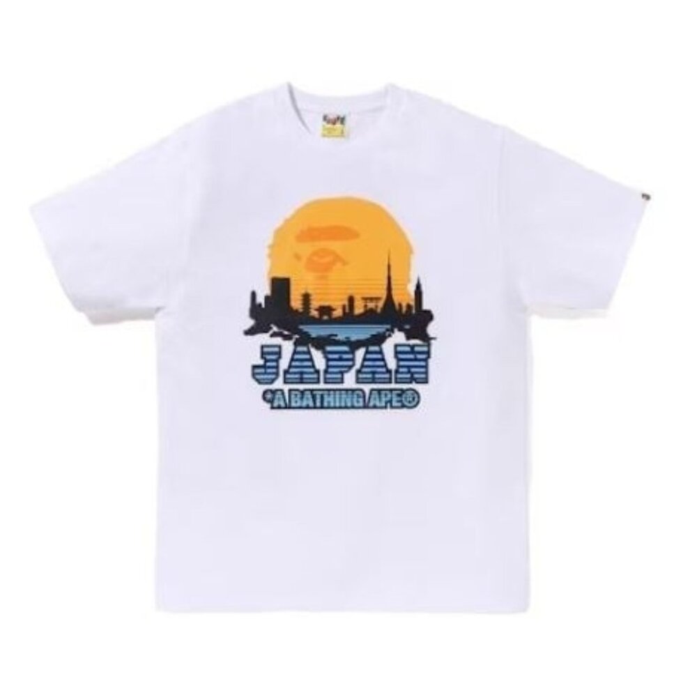 BAPE Japan Silhouette Tee  White - Large